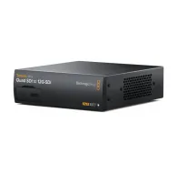 Blackmagic Teranex Mini Quad SDI to 12G-SDI converter with front panel ports and ventilation grillesBlackmagic Teranex Mini Quad SDI to 12G-SDI converter with front panel ports and ventilation grilles