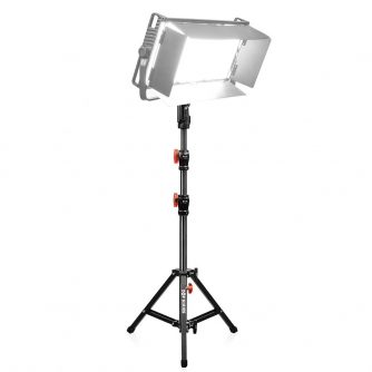 LED Gaismas paneļi - Shape LBDR6 Low Boy Double Riser Stand Black/Chrome 69 - быстрый заказ от производителя