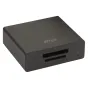 Wise CFexpress Type B un SD UHS-II kartu lasītājs ar USB 3.2 Gen2 saskarni, alūminija dizainu un diviem slotiem ātrai datu pārsūtīšanai