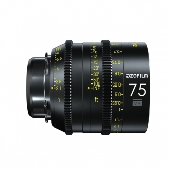 CINEMA Video Lenses - DZOFILM Vespid Prime 75 T2.1 for PL/EF Mount (VV/FF) - quick order from manufacturer
