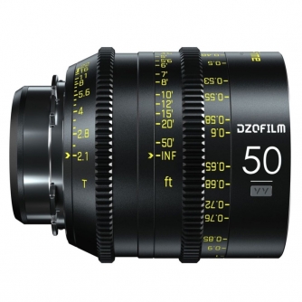 CINEMA Video Lenses - DZOFILM Vespid Prime 50 T2.1 for PL/EF Mount (VV/FF) - quick order from manufacturer