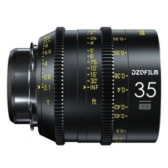 CINEMA Video Lenses - DZOFILM Vespid Prime 35 T2.1 for PL/EF Mount (VV/FF) - quick order from manufacturer