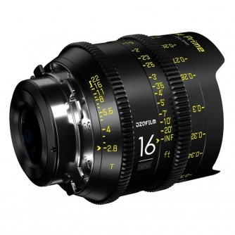 CINEMA Video Lenses - DZOFILM Vespid Prime 16 T2.8 for PL/EF Mount (VV/FF) - quick order from manufacturer