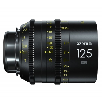 CINEMA Video Lenses - DZOFILM Vespid Prime 125 T2.1 for PL/EF Mount (VV/FF) - quick order from manufacturer