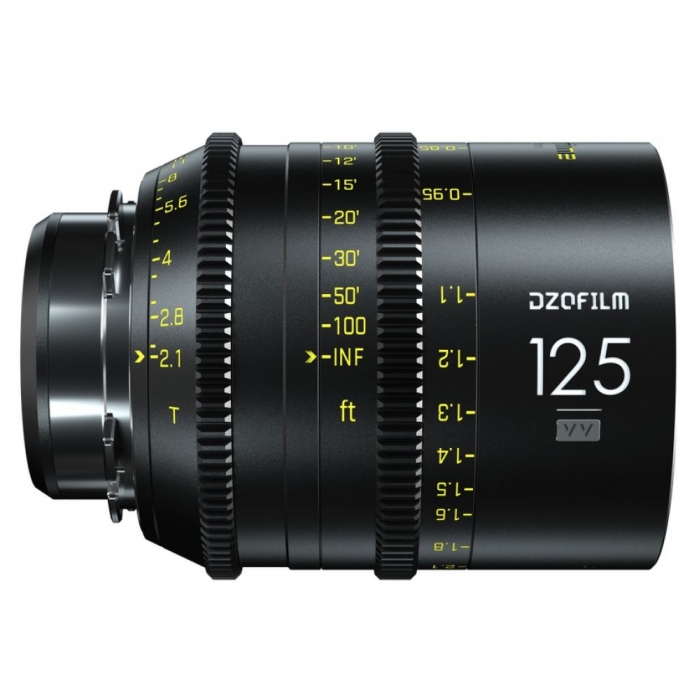 CINEMA Video Lenses - DZOFILM Vespid Prime 125 T2.1 for PL/EF Mount (VV/FF) - quick order from manufacturer
