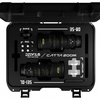 CINEMA Video objektīvi - DZOFILM Cine Lens Catta Zoom 2-Lens Kit (35-80/70-135 T2.9) Black - ātri pasūtīt no ražotāja