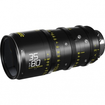CINEMA Video Lenses - DZOFILM Cine Lens Catta Ace Zoom 35-80 T2.9 Black for PL/EF Mount (VV/FF) (Box) - quick order from manufacturer
