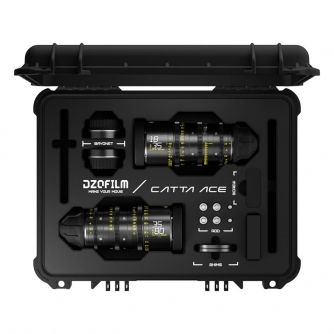 CINEMA Video objektīvi - DZOFILM Cine Lens Catta Ace Zoom 2-Lens Kit (18-35/35-80 T2.9) Black - ātri pasūtīt no ražotāja