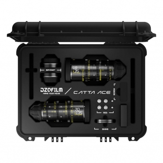 CINEMA видео объективы - DZOFILM Cine Lens Catta Ace Zoom 2-Lens Kit (18-35/70-135 T2.9) Black - быстрый заказ от производителя