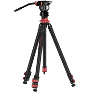 iFootage Gazelle TA6S-Uprise + Komodo K5S Tripod Bundle - Aluminum tripod with fluid head, quick-release plate, and adjustable legs for videography and photographyiFootage Gazelle TA6S-Uprise + Komodo K5S Tripod Bundle - Aluminum tripod with fluid head, quick-release plate, and adjustable legs for videography and photography