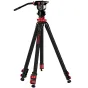 iFootage Gazelle TC6S-Uprise + Komodo K5S Tripod Bundle - Carbon Fiber Tripod with Fluid Head and Quick-Release Plate
