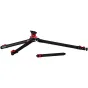 iFootage Gazelle TC6S-Uprise + Komodo K5S Tripod Bundle - Karbonfībrija statīvs ar regulējamiem kājām, sarkaniem bloķēšanas mehānismiem un noņemamu centrālo kolonnu.