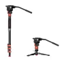 iFootage Cobra 3 C180F-P monopods ar Komodo K5S fluid head - oglekļa šķiedras monopoda komplekts videostabilizācijai