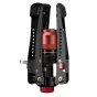 iFootage Cobra 3 Pedal Low Profile Minipod CB3 BASE-P with red pedal, black frame, and adjustable screws for smooth tilts and pans