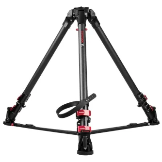 iFootage Wildbull Tripod T7S-Carbon Fiber - Viegls un izturīgs tripods ar oglekļa šķiedras konstrukciju, regulējamām kājām un ātrās atbrīvošanas plati stabilai video filmēšanai.