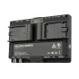 Ikan Saga 7 High Bright Monitor Deluxe Kit featuring dual Canon E6 battery plates, HDMI and 3G-SDI ports, and connectivity options.