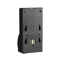 Ikan BP2-E6 Battery Adapter Plate for Canon LP-E6 batteries, compatible with Ikan VX7, VX7e, VX7i, VX9, VX9e, V8000HDMI Version 2, iLED155, and QwikSwitch. Matte black design with secure screw mounts and battery slots.