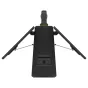 Kandao Meeting Ultra 4K 360 AI Conferencing System with dual touchscreens, rear view showcasing USB ports and sleek design