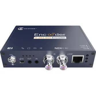 Kiloview HD 3G-SDI NDI Проводной Видеокодировщик E1-s/NDI - Профессиональный Кодировщик для Прямой Трансляции 1080p60 с Конвертацией SDI/HDMI в H.264 IP
