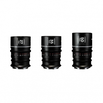 LAOWA Nanomorph lens S35 Prime set of 3 Sony E