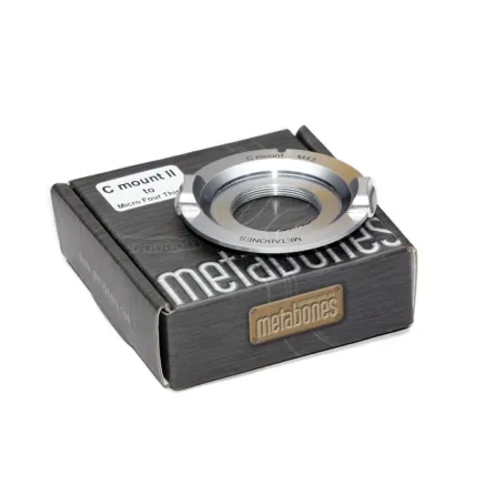 Metabones C-mount to MFT Smart Adapter (Chrome) (MB_C-m43-CH3)