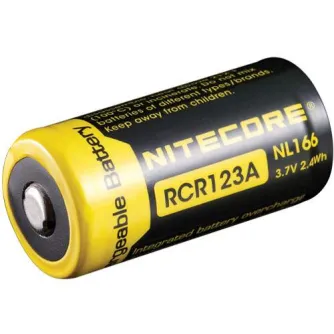 Nitecore NL166 CR123A battery (650mAh) 16340