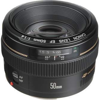Lenses and Accessories - Canon EF 50mm f/1.4 USM FullFrame prime lens rental