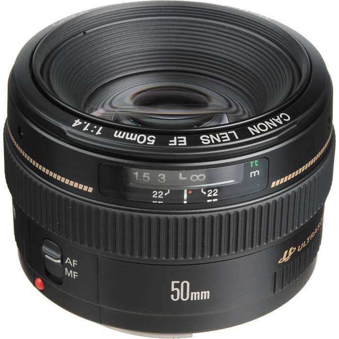 Objektīvi un aksesuāri - Canon EF 50mm F/1.4 USM pilna kadra objektīvs noma