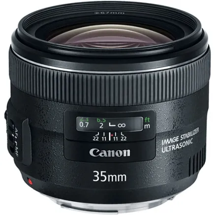 Canon EF 35mm F/2 IS USM pilna kadra objektīvs noma