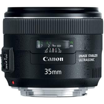 Lenses and Accessories - Canon LENS EF 35MM F2 IS USM full frame lens rental