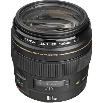 Canon EF 100mm f/2 USM portret lens full frame rent