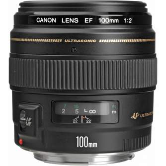 Canon EF 100mm f/2 USM gaišais portretu pilna kadra objektīvs noma