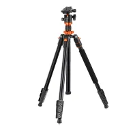 K&F Concept K234A7 tripod with BH-28L ball head – sturdy 4-section aluminum tripod for professional photography, featuring a 90-degree rotating central column, 23mm leg tubes, and a quick leg locking system for maximum stabilityK&F Concept K234A7 tripod with BH-28L ball head – sturdy 4-section aluminum tripod for professional photography, featuring a 90-degree rotating central column, 23mm leg tubes, and a quick leg locking system for maximum stability