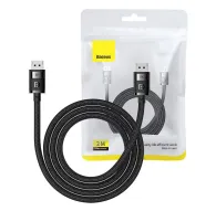 Wires, cables for video - DP 8K to DP 8K cable Baseus High Definition 2m (black) B00633706111-02 - quick order from manufacturerWires, cables for video - DP 8K to DP 8K cable Baseus High Definition 2m (black) B00633706111-02 - quick order from manufacturer