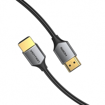 Video vadi, kabeļi - Ultra Thin HDMI HD Cable 1m Vention ALEHF (Gray) ALEHF - ātri pasūtīt no ražotāja