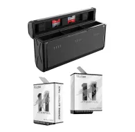 3-slotpocketchargerboxTelesin 2batteriesforGoProHero9Hero10Hero11Hero12(GP-PT-G01)3-slotpocketchargerboxTelesin 2batteriesforGoProHero9Hero10Hero11Hero12(GP-PT-G01)