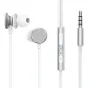 Headphones - Joyroom Wired Earphones JR-EW03, Half in Ear (Silver) JR-EW03 Silver - quick order from manufacturer