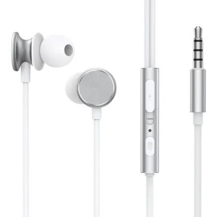 Joyroom Wired Earphones JR-EW03, Half in Ear (Silver) JR-EW03 Silver