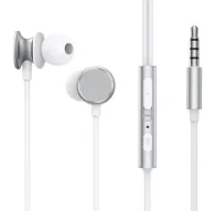 Austiņas - Joyroom Wired Earphones JR-EW03, Half in Ear (Silver) JR-EW03 Silver - ātri pasūtīt no ražotājaAustiņas - Joyroom Wired Earphones JR-EW03, Half in Ear (Silver) JR-EW03 Silver - ātri pasūtīt no ražotāja