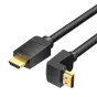 Discontinued - Cable HDMI Vention AAQBH 2m Angle 270 (black) AAQBH