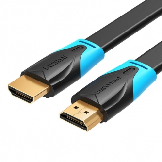 Plakans HDMI kabelis 5 m Vention VAA-B02-L500 (melns) VAA-B02-L500