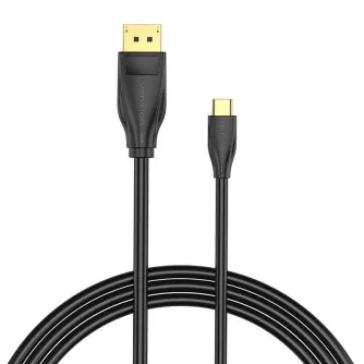 Кабель Vention USB-C to DisplayPort 8K HD 2m - Высококачественный, надежный кабель для стабильного соединения.