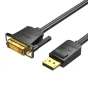 Больше не производится - DisplayPort to DVI Cable 2m Vention HAFBH (Black)