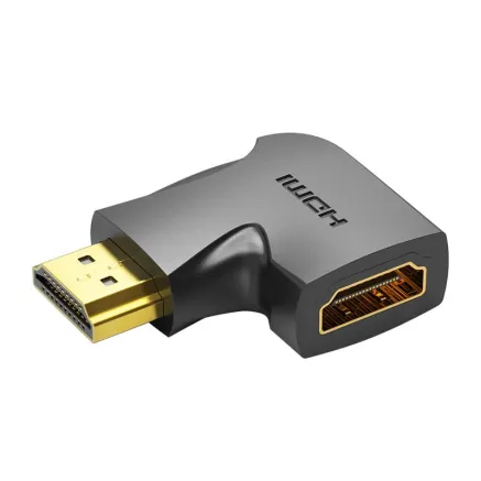 Переходник HDMI 90 градусов Vention 4K 60Hz, AIOB0-2 (черный) 2шт AIQB0-2