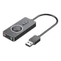 Audio cables, adapters - External USB 2.0 audio card Vention CDRBF 1m (black) CDRBF - quick order from manufacturer