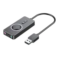 Аудио кабели, адаптеры - Внешняя аудиокарта USB 2.0 Vention CDRBF 1m (черный) CDRBF - быстрый заказ от производителяАудио кабели, адаптеры - Внешняя аудиокарта USB 2.0 Vention CDRBF 1m (черный) CDRBF - быстрый заказ от производителя