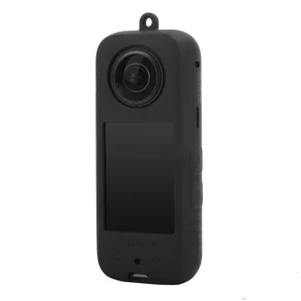 Sunnylife Camera Cover & Strap for Insta360 X3 - Durable silicone cover with textured grip and lens opening