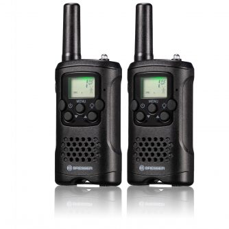 BRESSER FM Walkie Talkie 2piece Set with large range up to 6 km and free hand 