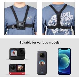 Accessories for Action Cameras - Adjustable Body Mount Belt Chest Strap PULUZ - quick order from manufacturer