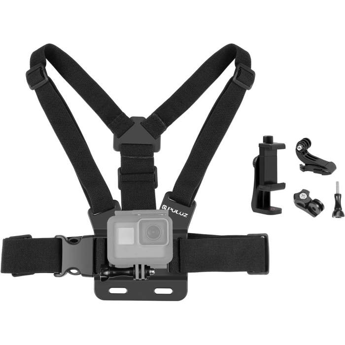 Accessories for Action Cameras - Adjustable Body Mount Belt Chest Strap PULUZ - quick order from manufacturer